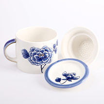 Blue and White Porcelain Teaware Set (1 person)